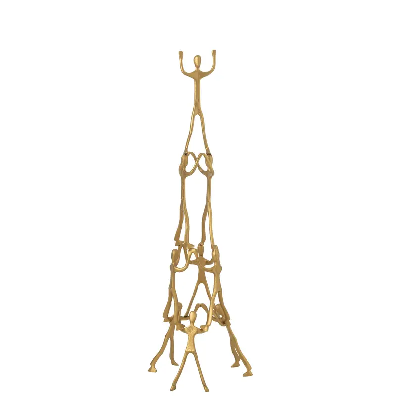 Figuur Tower Aluminium Goud H147cm J-Line