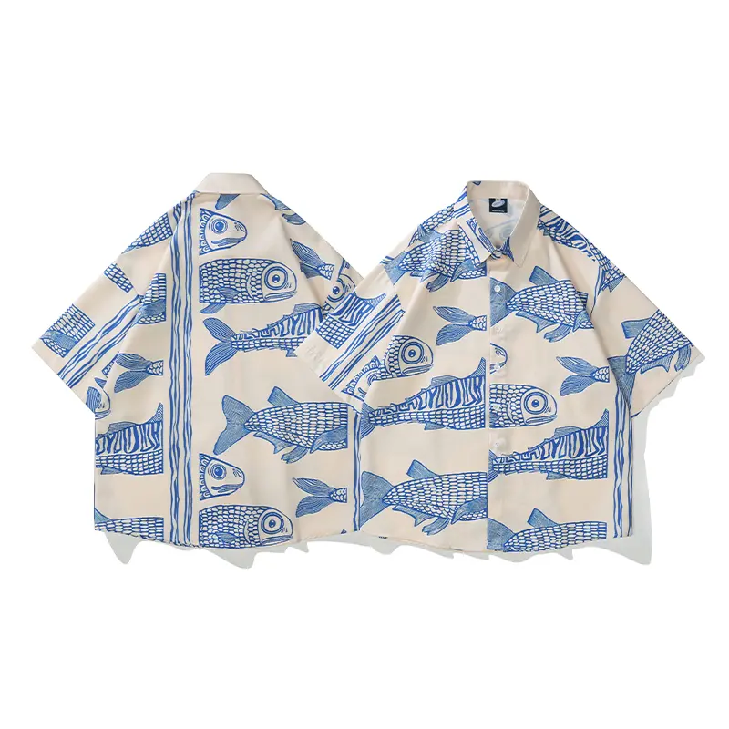 Fish Pattern Blouse