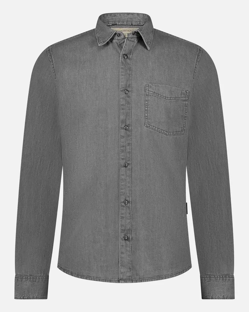 Flagler │ Spijkerblouse met Drukknopen