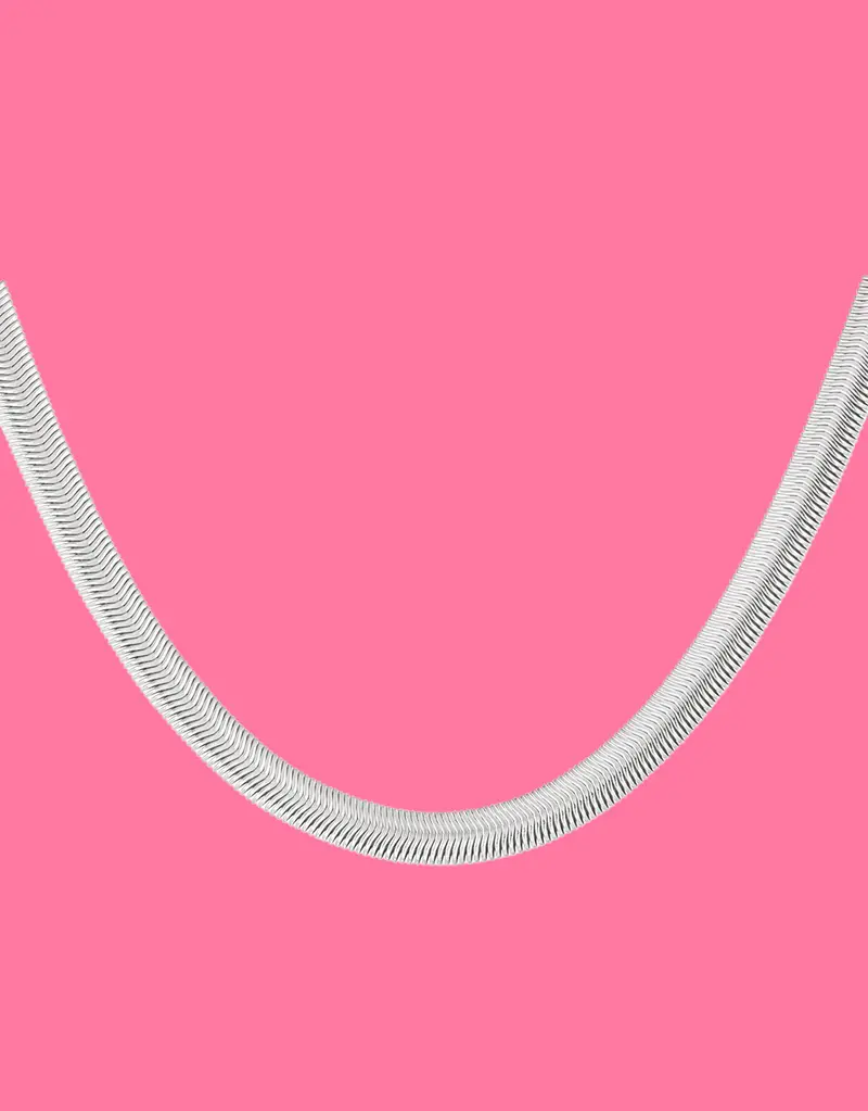 Flat link necklace I
