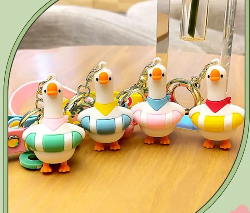 Floatie Summer Goose Keychain (4 Colours)