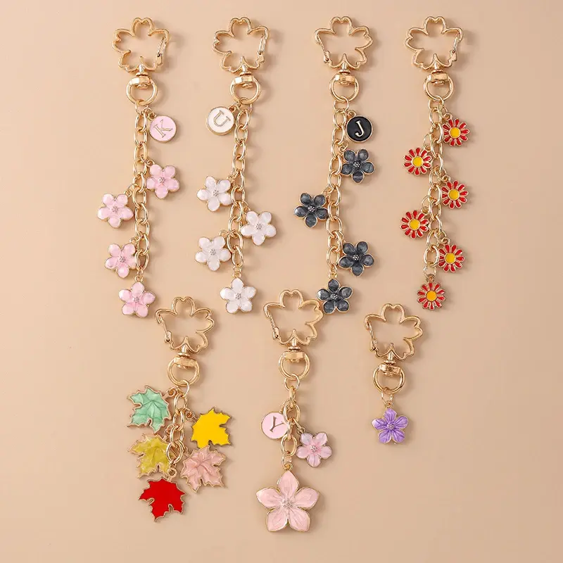 Flower Charm Keychain (17 Designs)