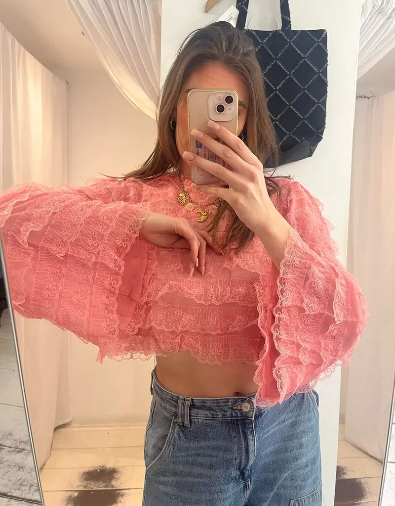 Flowy short top I