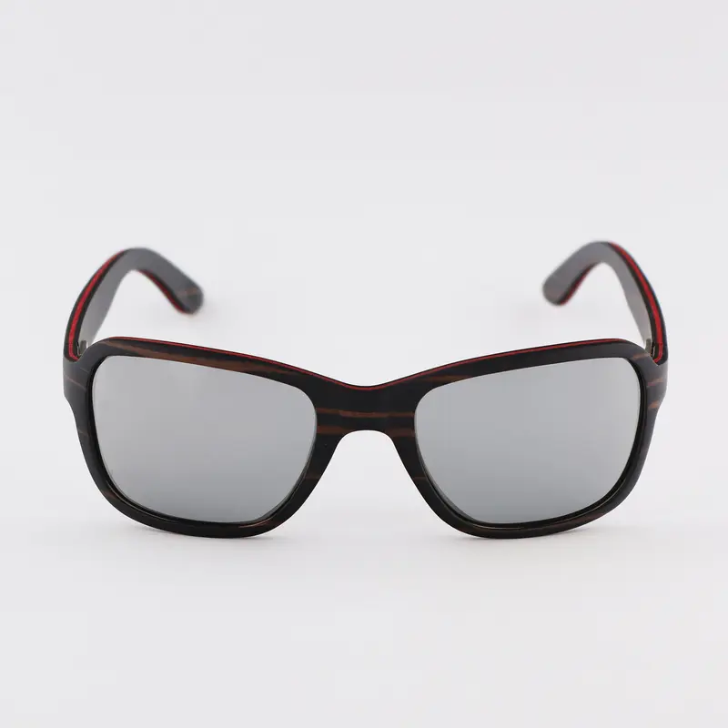 FLY Ebony Sunglasses | silver mirror lenses