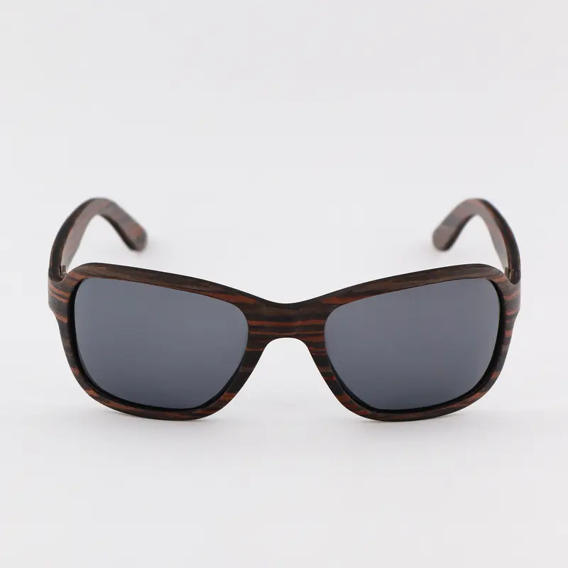 FLY Striped Ebony Sunglasses | smoke lenses