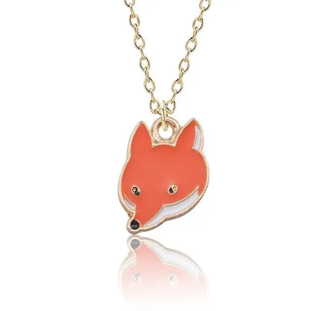 Fox Face Necklace