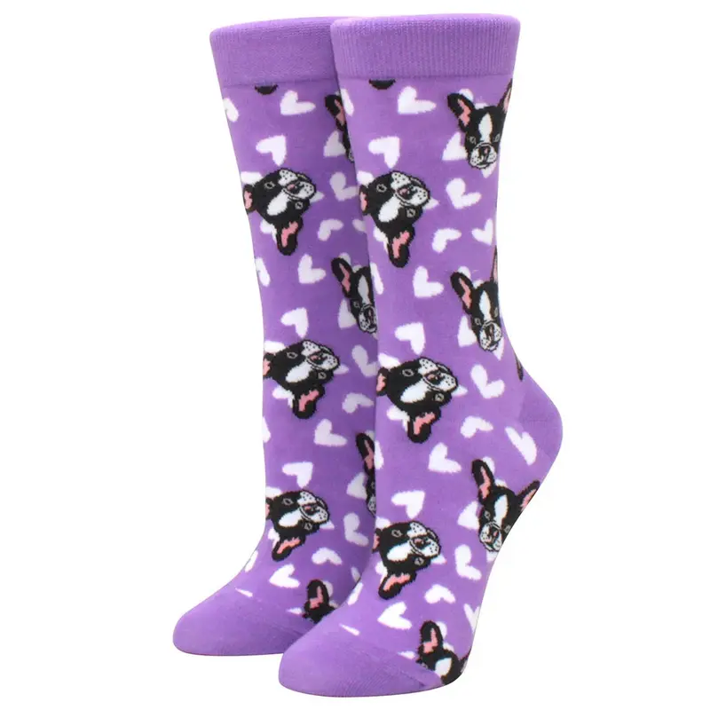 French Bulldog Crew Socks