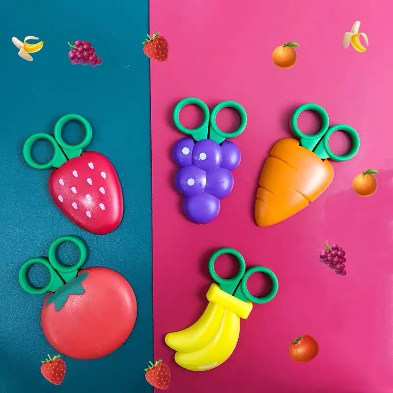 Fruit and Veg Mini Scissors (5 Colours)