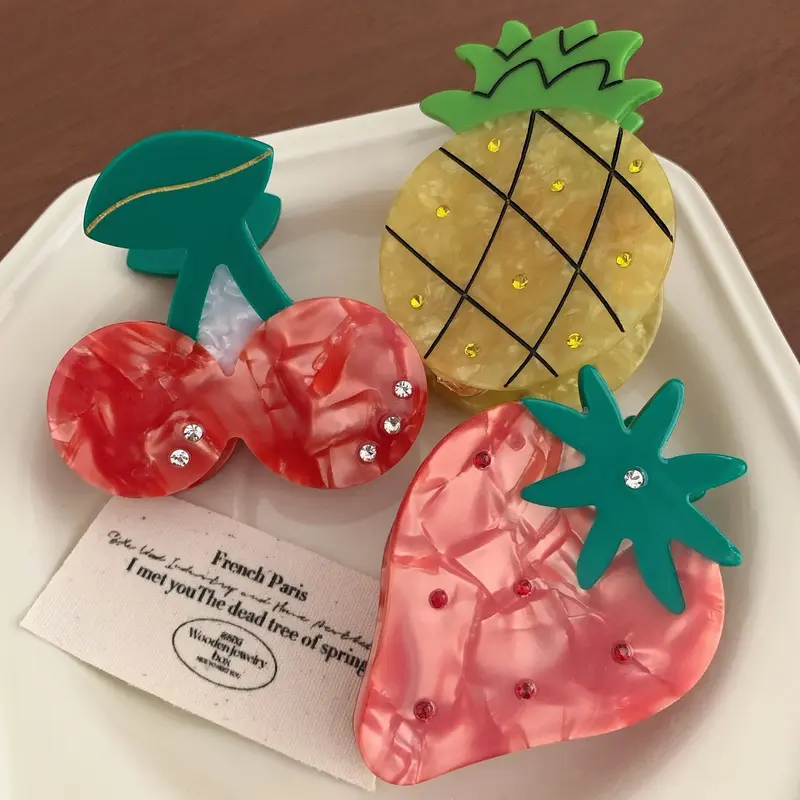 Fruit Hair Claw Clips (3 Designs)