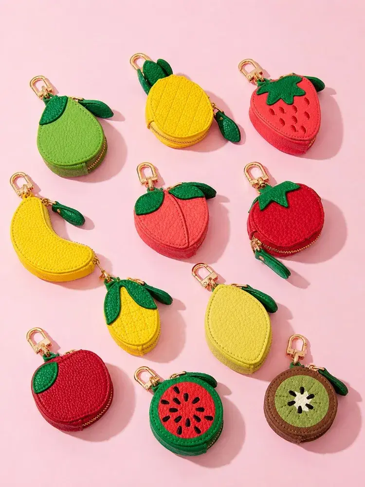 Fruit Shaped Mini Zipper Purse
