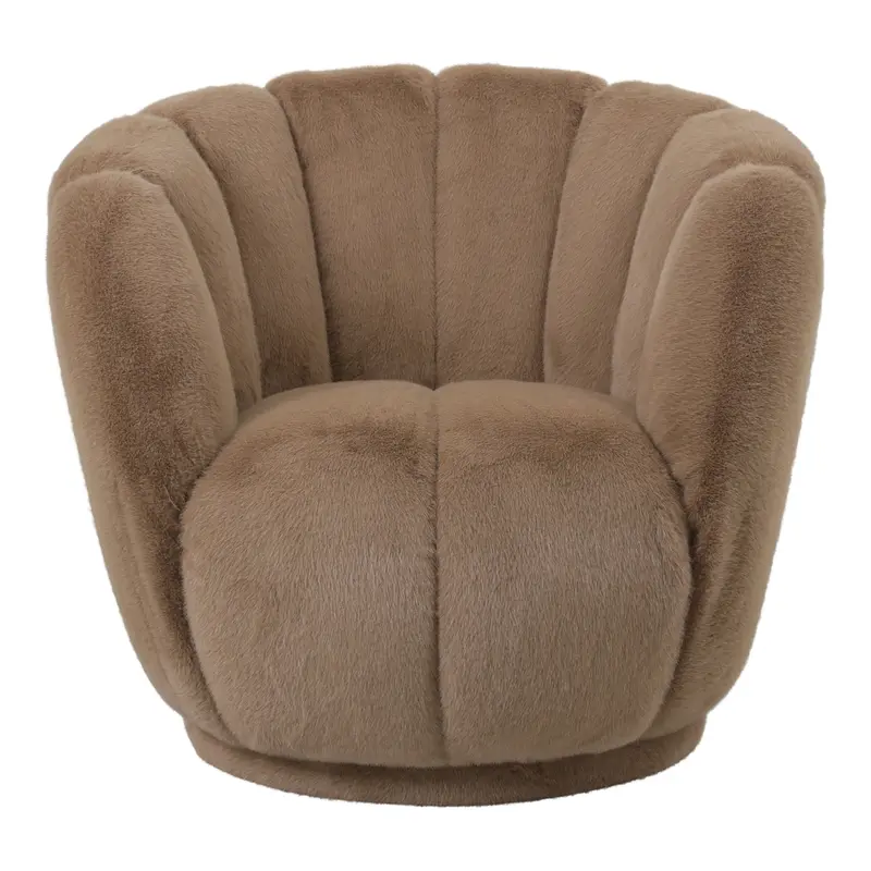 Furia Mocca Fauteuil Fur PTMD