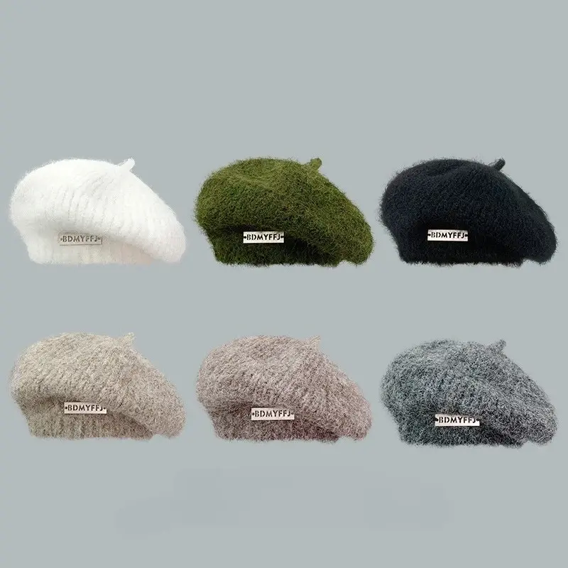 Fuzzy Beret hat