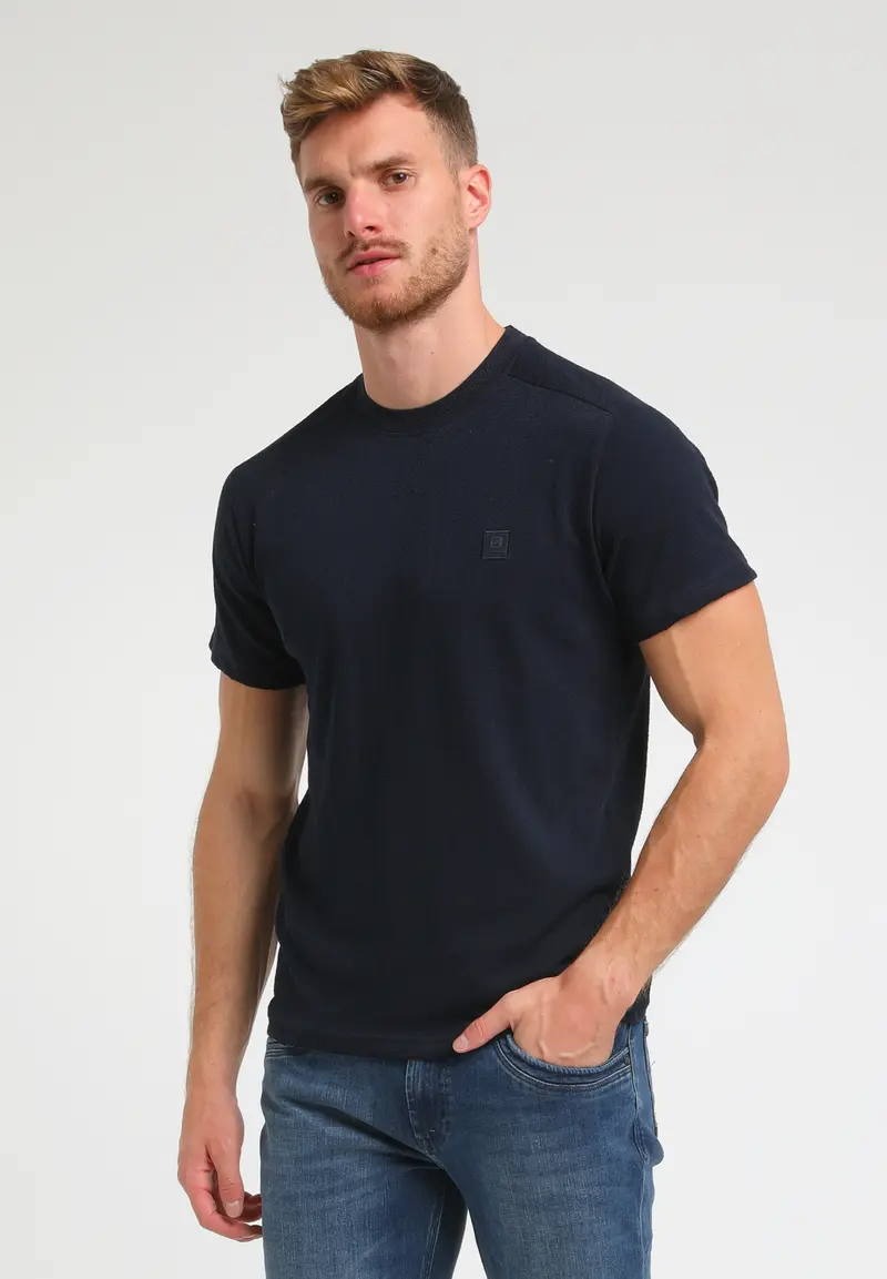 Gabbiano T-shirt jacquard structuur