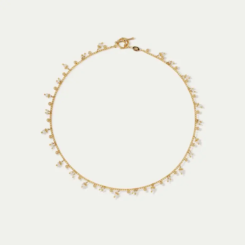 Gas bijoux ketting tangerine