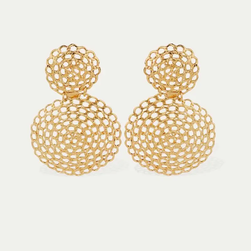 Gas bijoux oorbellen Onde gourmette