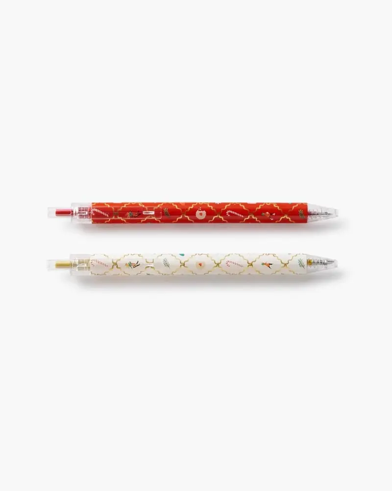 Gel Pen Set - Holiday Argyle