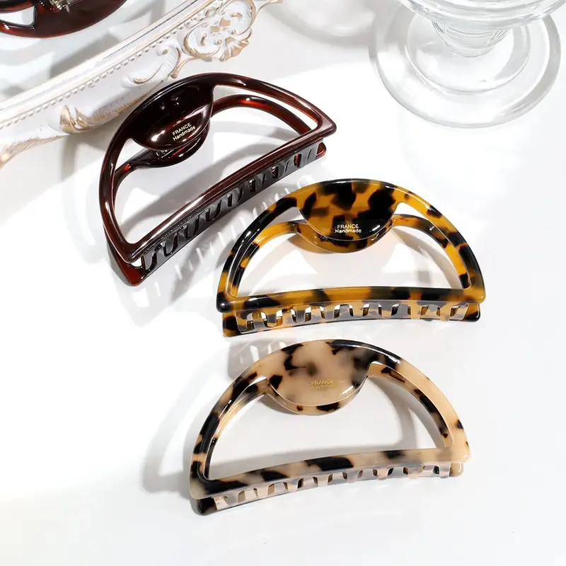 Geometric Hair Claw Clip