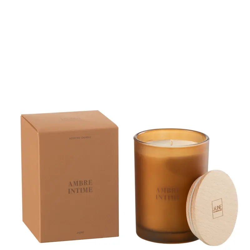 Geurkaars Accords Essentiels Ambre Intime 38 Uur