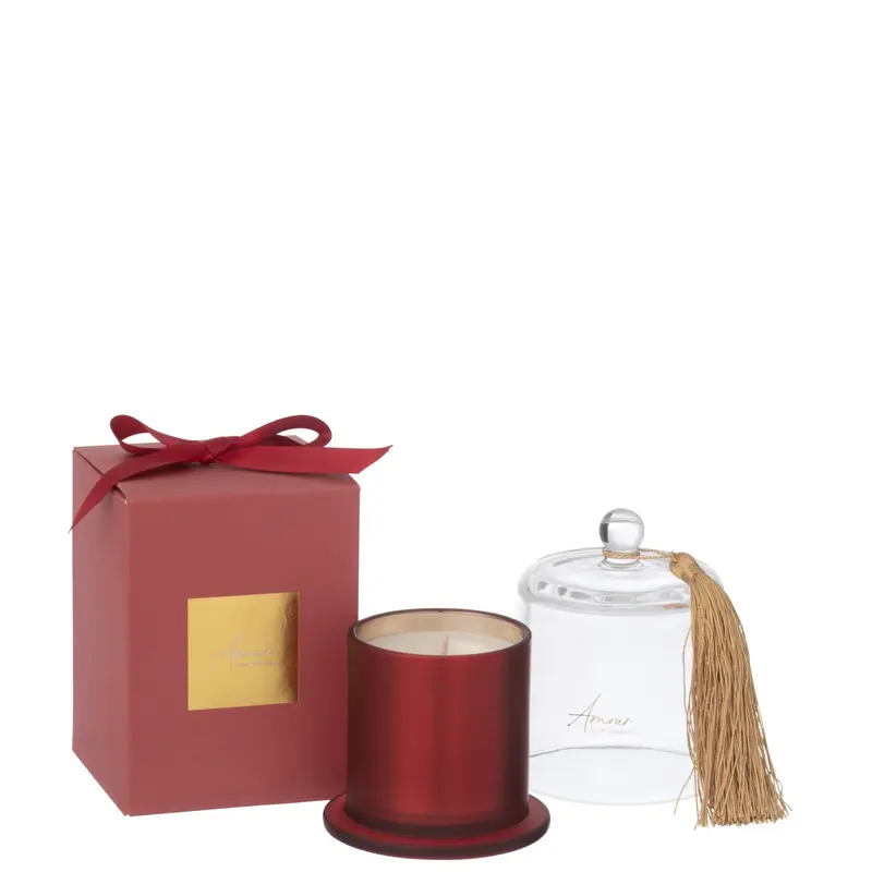 Geurkaars Bell Amour Red Small 30H J-Line