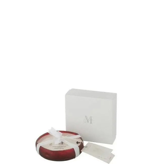 Geurkaars Livia Glas Rood Small-15u J-Line