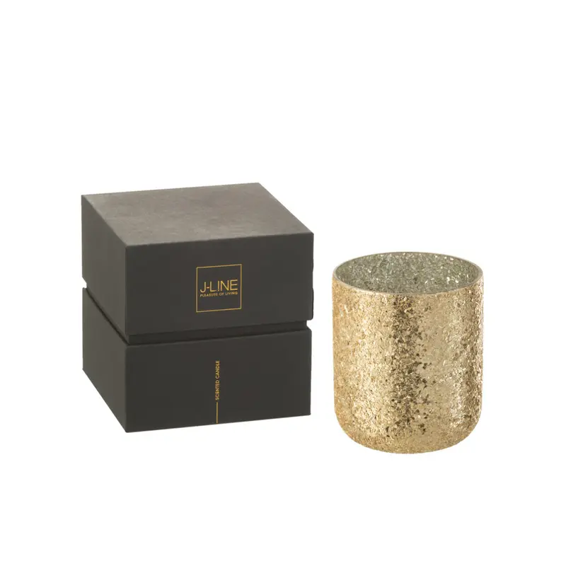 Geurkaars Luxuria Goud Large- 80h J-Line