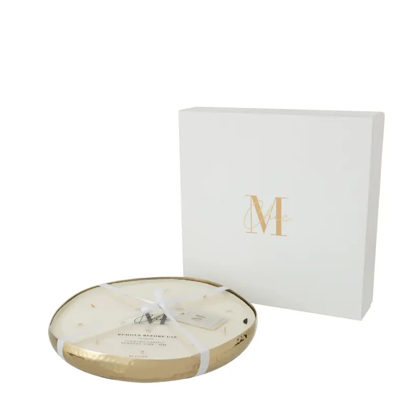 Geurkaars M-Chic Metaal Goud XL 35u J-Line