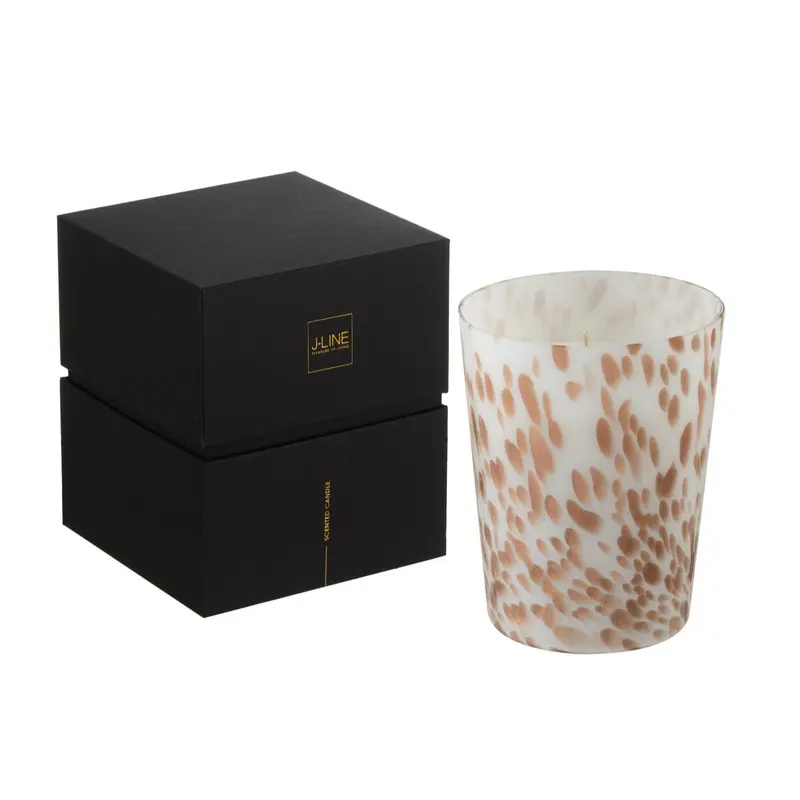 Geurkaars Noa Neon Night Wit/Goud Medium-68u