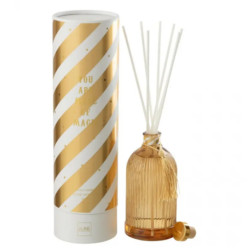 Geurverspreider Magic Geurolie Wit/Goudkleurig Large 500ml J-Line