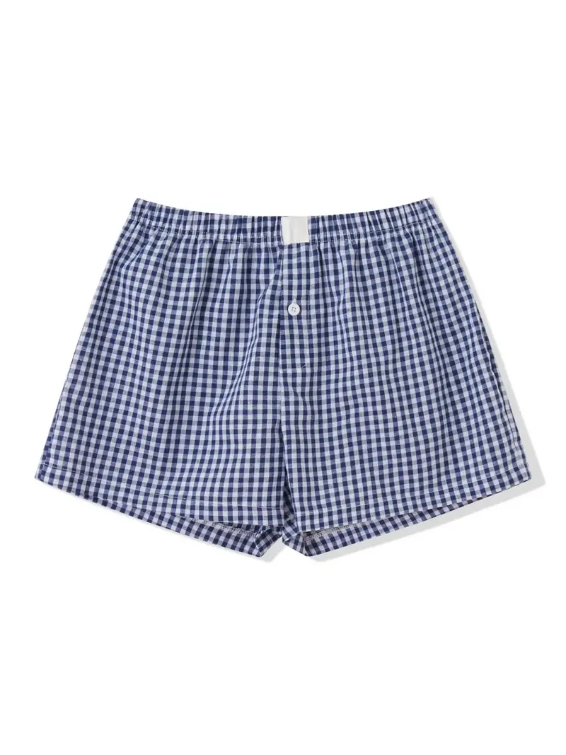 Gingham Boxer Style Shorts (5 Colours)
