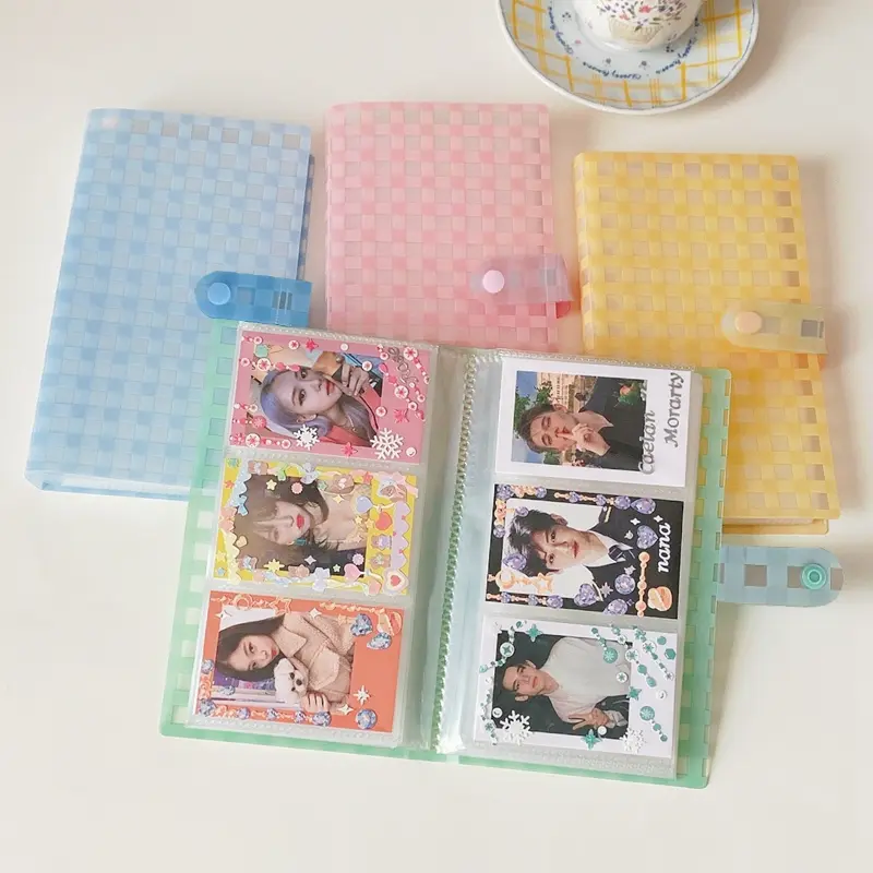Gingham Photo Card Album (4 Colours)