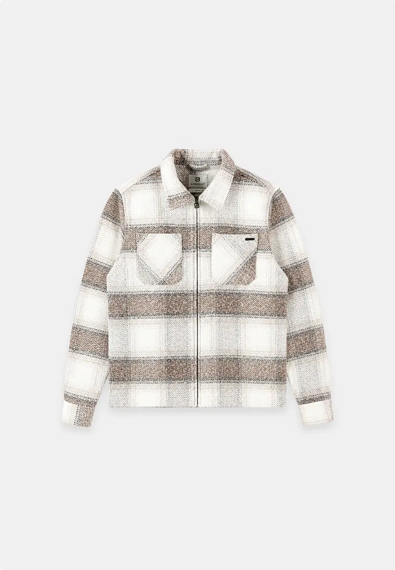 Glenn – Check Flannel Zip Overshirt