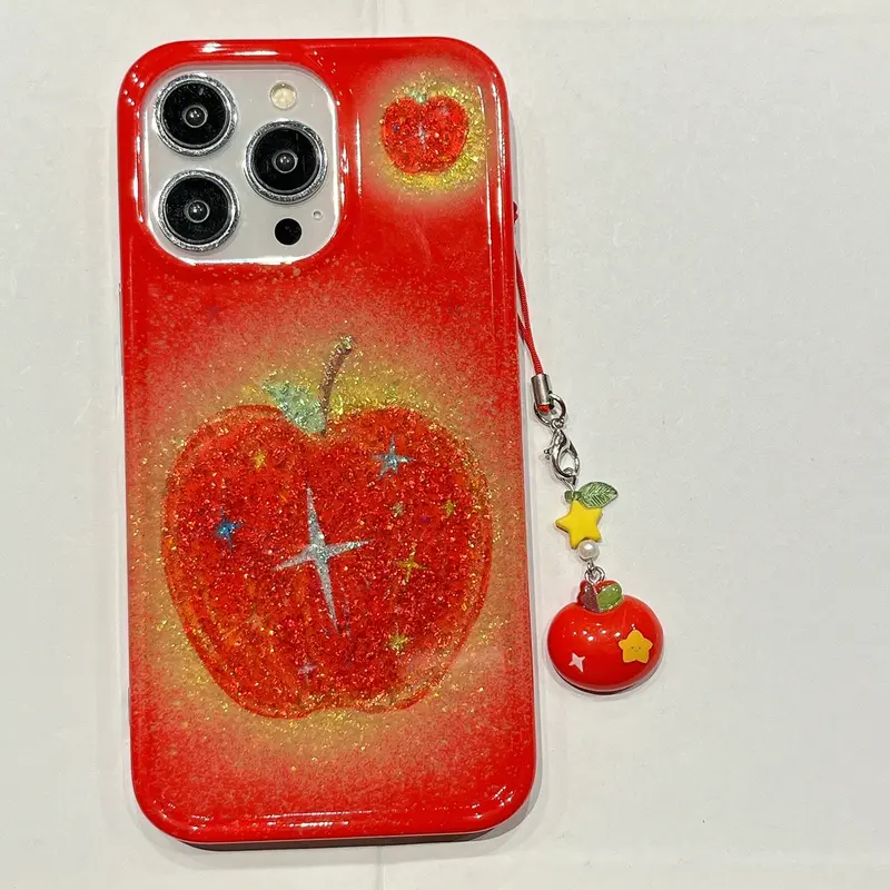Glitter Apple iPhone Case