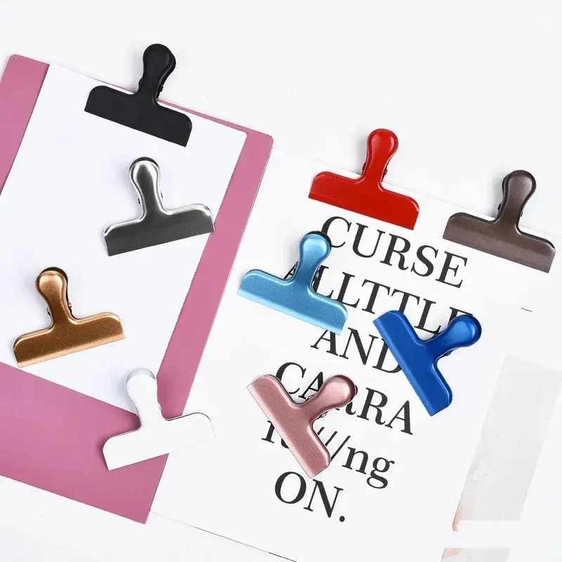 Glossy Metal Banker's Clip (11 Colours)