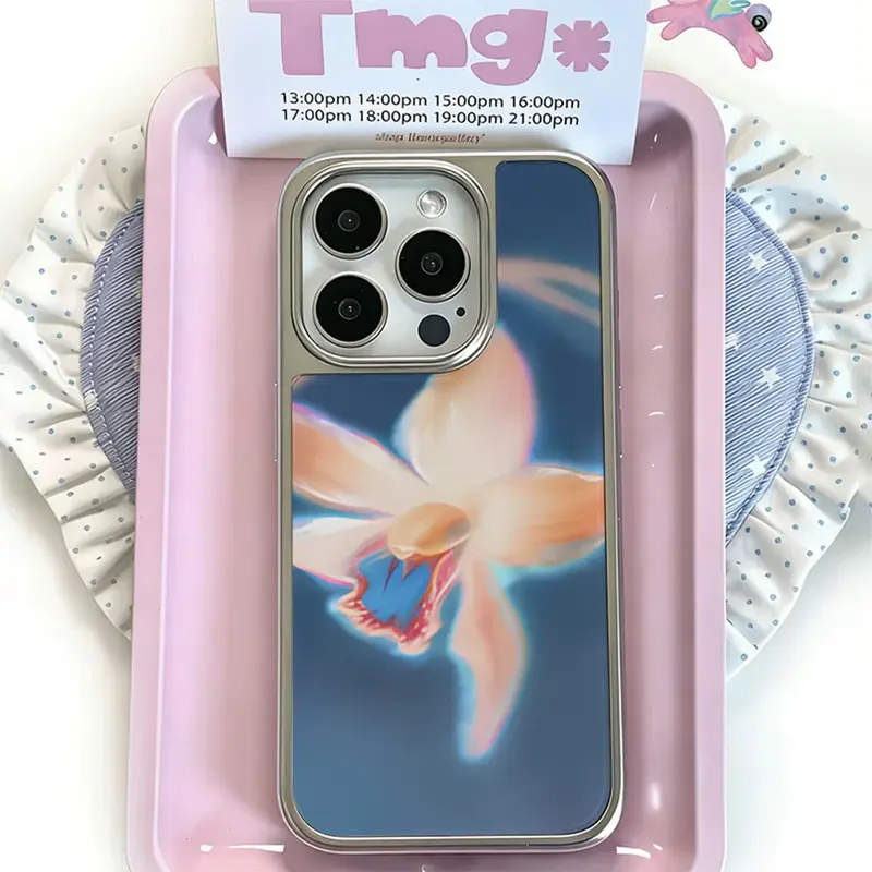 Glowy Orchid iPhone Case