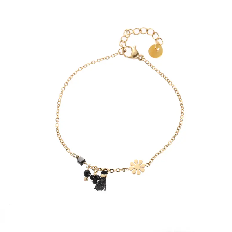 Go Dutch Label Armband bloem kwast Goud