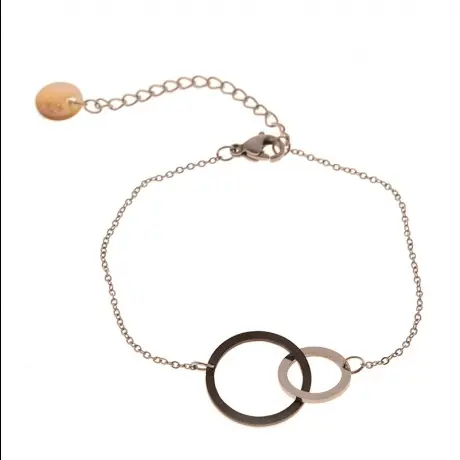 Go Dutch Label armband circle zilver