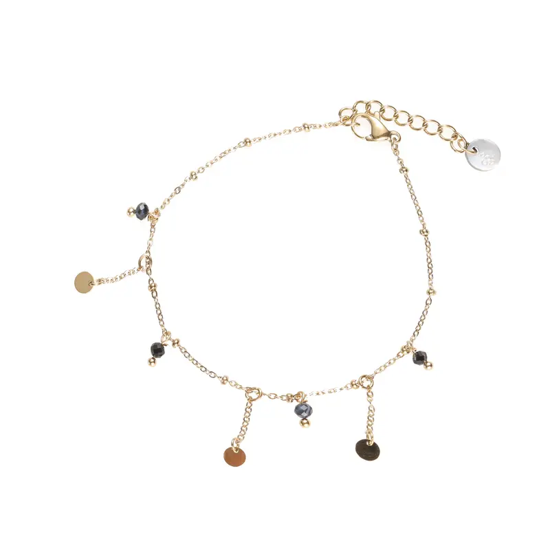 Go Dutch Label Armband discs kralen Zilver