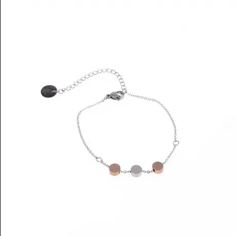 Go Dutch Label armband discs Zilver