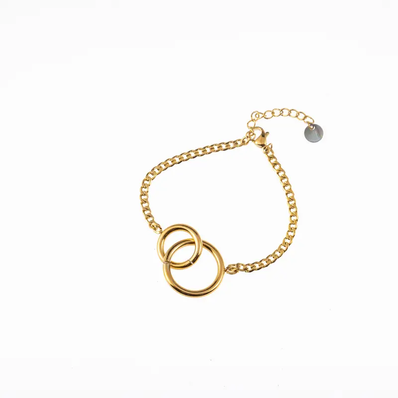Go Dutch Label Armband Dubbel Rondjes