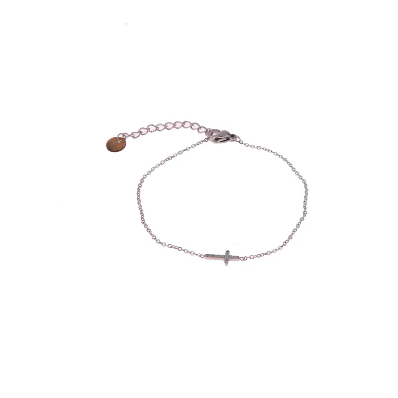 GO Dutch Label Armband kruis cystal steen