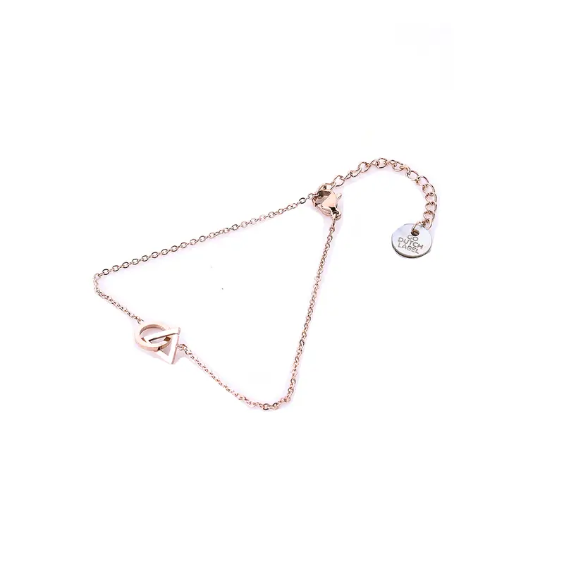 Go Dutch Label Armband open round V Rosé