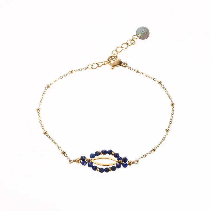 Go Dutch Label Armband ovaal goud