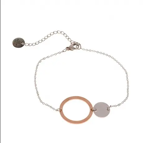Go Dutch Label armband rounds Rosé