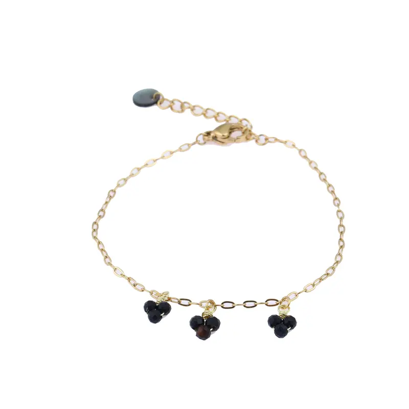 GO Dutch Label Armband schakel steen