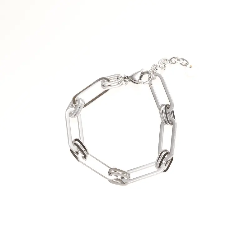Go Dutch Label Armband schakel Zilver