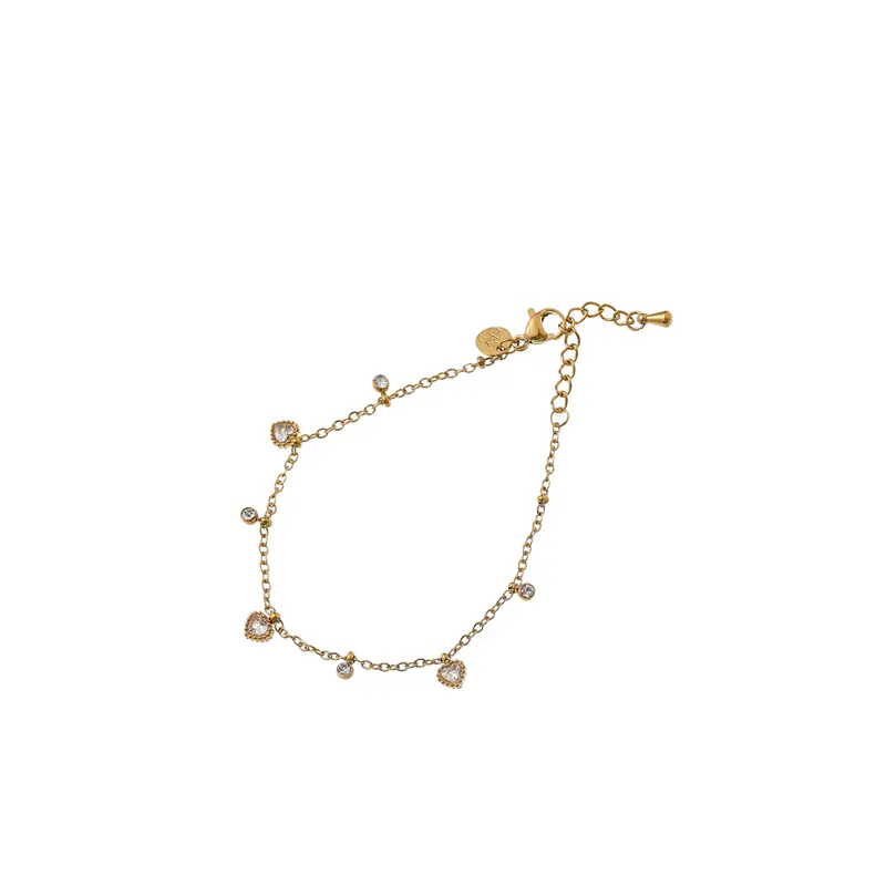 Go Dutch Label Armband (Sieraad) Bling Hearts