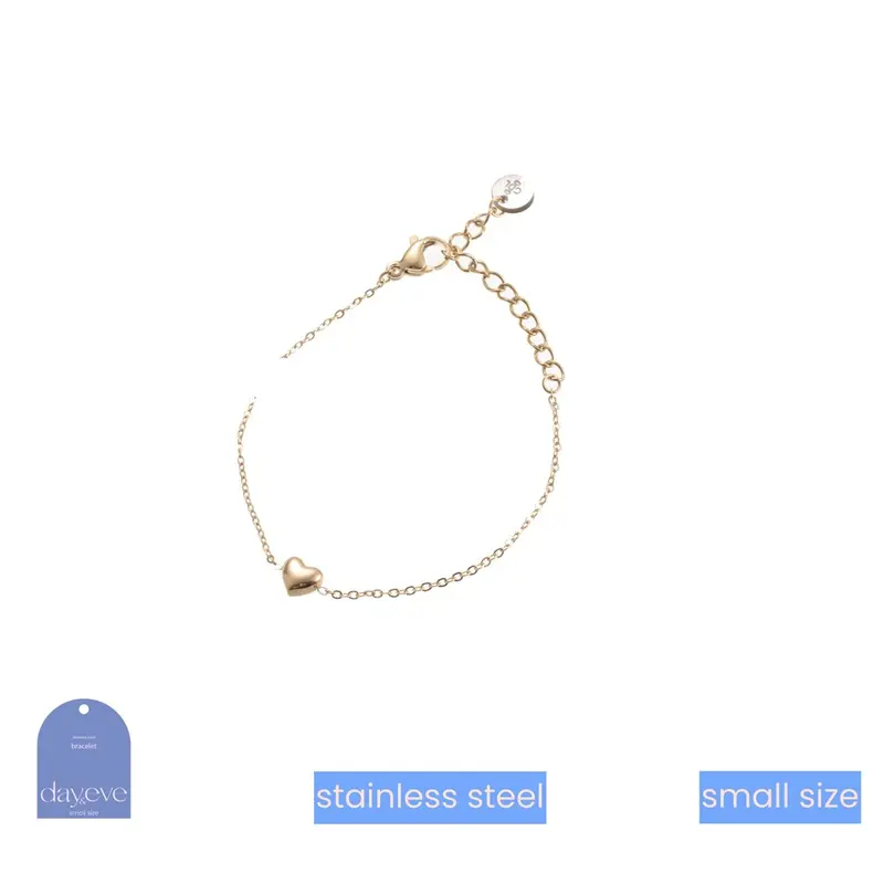 Go Dutch Label Armband (Sieraad) Kinderen - Smalle Pols - Hartje