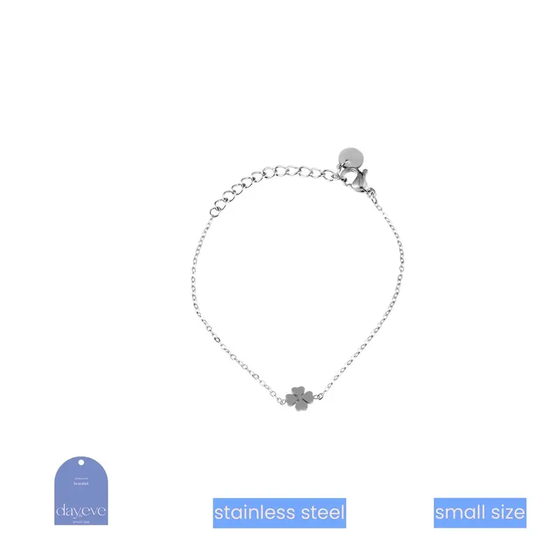 Go Dutch Label Armband (Sieraad) Kinderen - Smalle Pols - Klaver