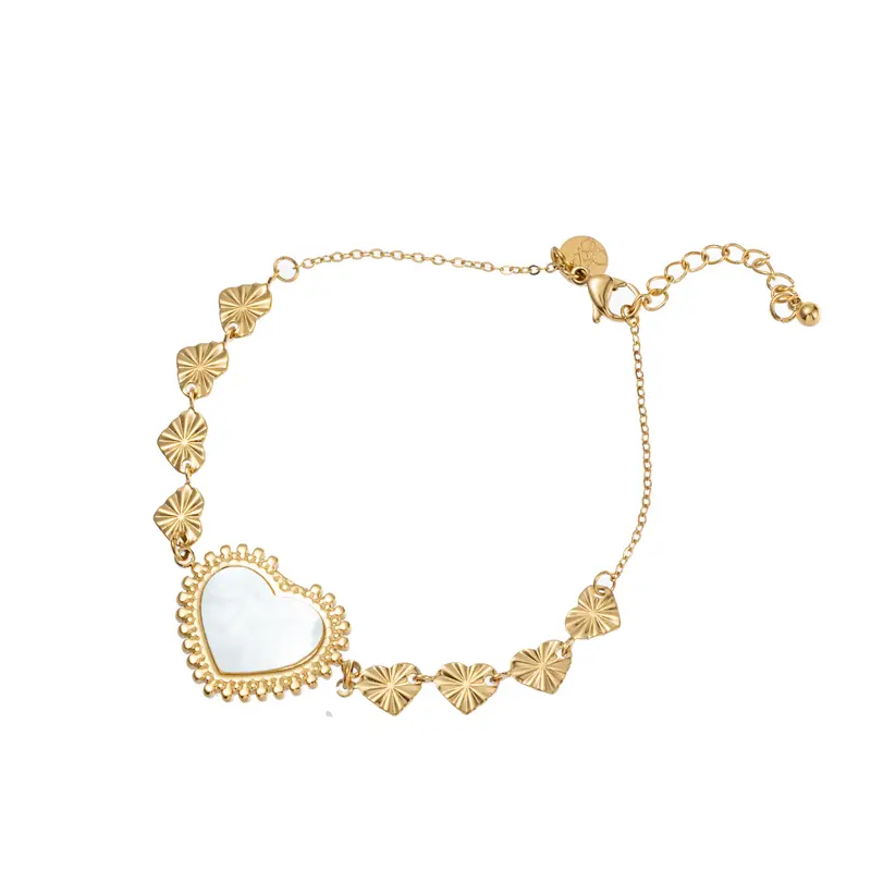 Go Dutch Label Armband (Sieraad) parels hart