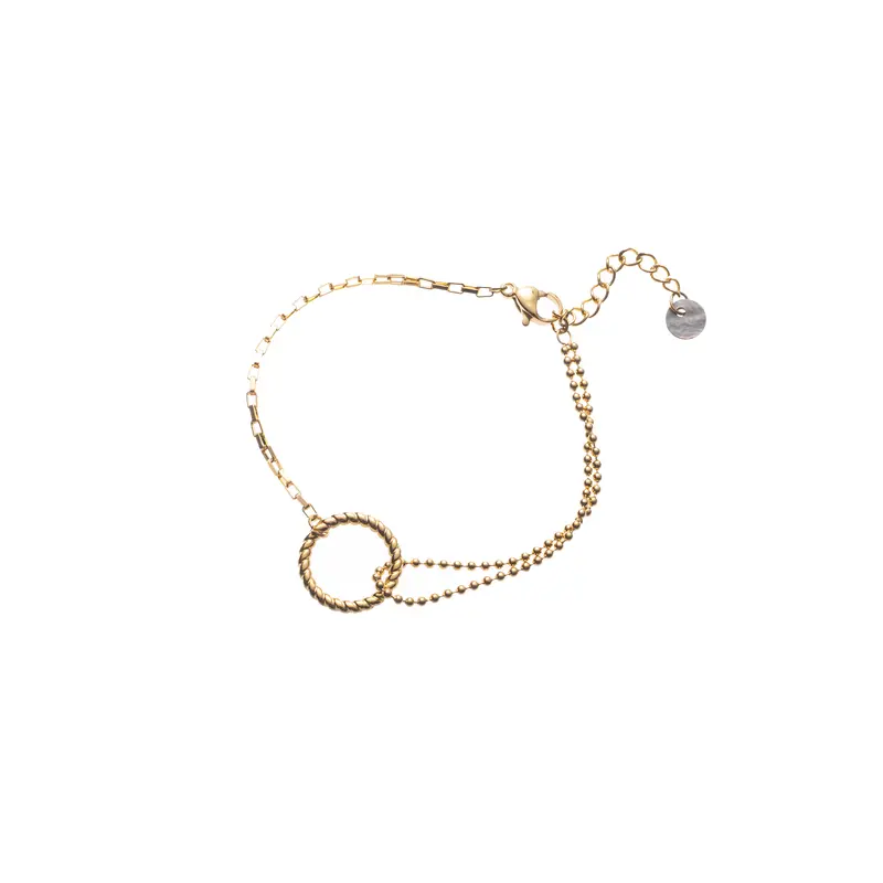 Go Dutch Label Armband (sieraad) twisted circle